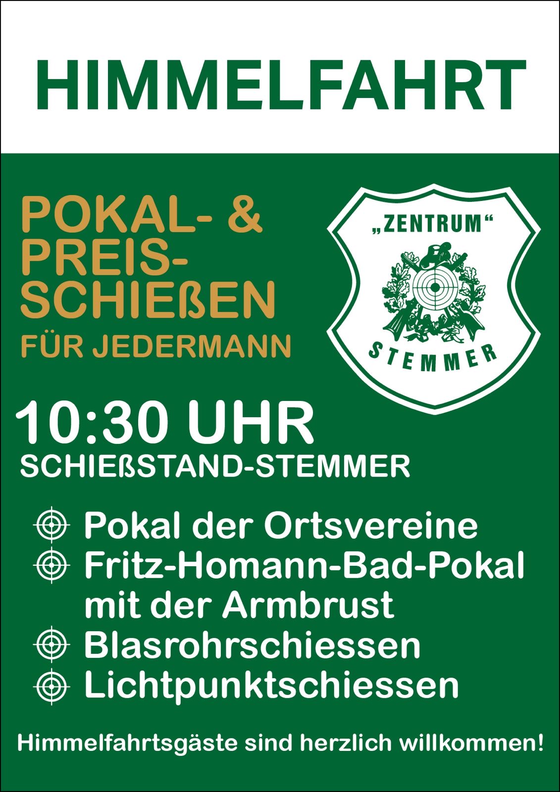 Poka-l Preisschiessen Himmelfahrt 2026